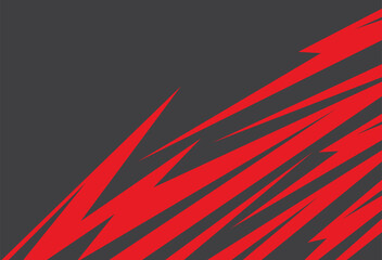 Abstract background with red sharp and zigzag line pattern and with some copy space area