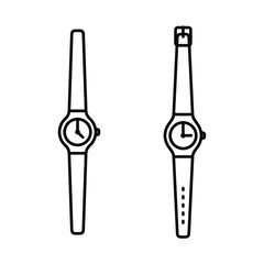 pictogram of a wristwatch