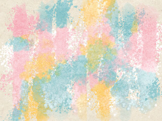 Watercolor background with colored spots