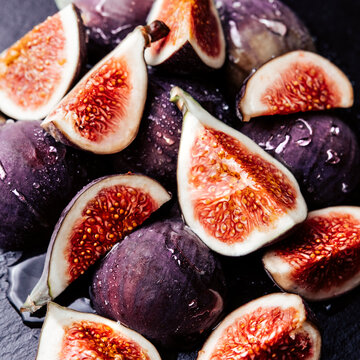 fresh figs close up