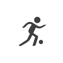 Fototapeta na wymiar Soccer sport vector icon