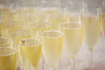 Crystal glasses for holiday