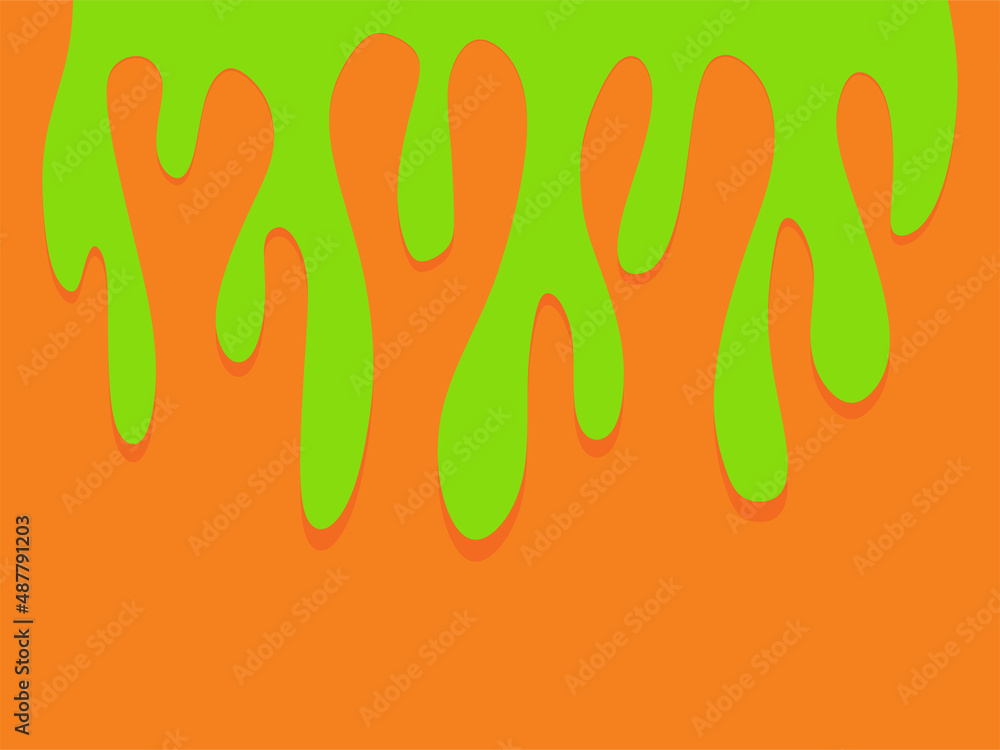 Poster simple background with melting liquid pattern