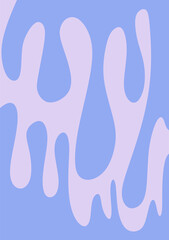 Simple background with melting liquid pattern