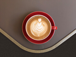 cup of coffee on the table