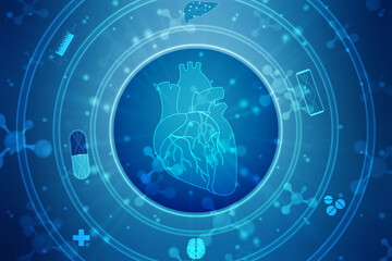 Medical and Health care concept background, Medical Science, Biotechnology concept background