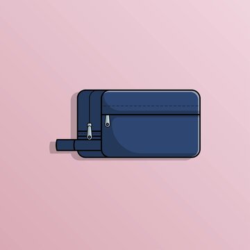 Accessory pouch bag, Vector illustration eps.10
