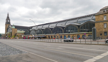Fototapeta na wymiar Hamburg Hauptbahnhof