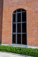 Fototapeta na wymiar wall with window and ivy