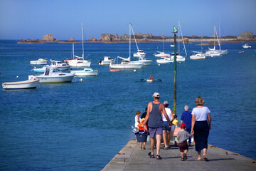 The C&ocirc;te de granite rose or Pink Granite Coast is a stretch of coastline in the C&ocirc;tes d'Armor departement of northern Brittany, France.