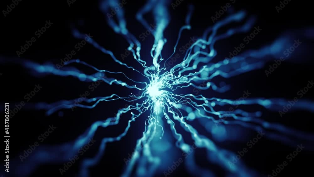 Poster shockwave particles opener background fx/ 4k animation of an abstract explosion background intro wit