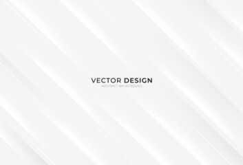 Elegant white background with shiny lines. Vector stripes minimal design. Abstract modern background. Smooth and clean vector subtle illustration for posters, flyer, cover, banner, website