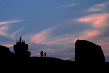The C&ocirc;te de granite rose or Pink Granite Coast is a stretch of coastline in the C&ocirc;tes d'Armor departement of northern Brittany, France.
