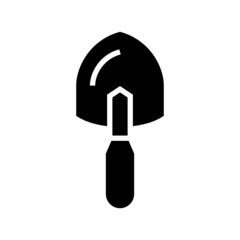 Trowel icon isolated on white background