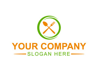 Logo for an organic restaurant vector ready