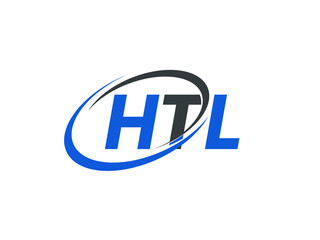 HTL letter creative modern elegant swoosh logo design