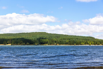 Cecita Lake. The Sila National Park located in Camigliatello Silano