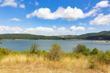 Cecita Lake. The Sila National Park located in Camigliatello Silano