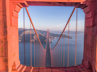 San Francisco Landmark from Above During the Day