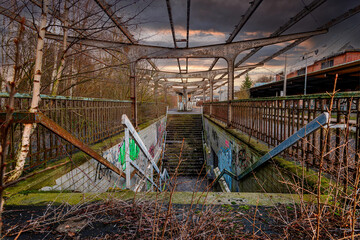 Der verlassene Bahnhof 