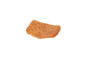 rye cracker isolated on a white background