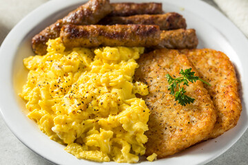 Healthy Homemade Scrambled Egg Breakfast