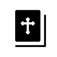 Fototapeta premium Bible Book Icon Vector Illustration Design