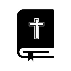 Fototapeta premium Bible Book Icon Vector Illustration Design