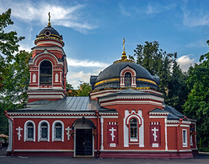 Our lady of the Sign church in Moscow, Russia. Years of construction 1883 - 1884