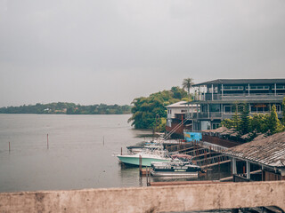 Fototapeta na wymiar Mesurado River in Monrovia, Liberia