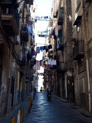 Ulica Neapolu, Italia.