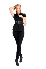 Fototapeta premium Portrait of beautiful blonde woman