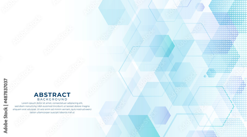 Aufkleber abstract purple and white light blue gradient geometric shape background. modern simple overlay hexa