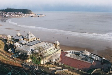 The Spa and South Bay Beech, Scarborough, North Yorkshire.