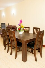 Dining Table in a simple home