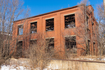Fototapeta na wymiar Abandoned factory.