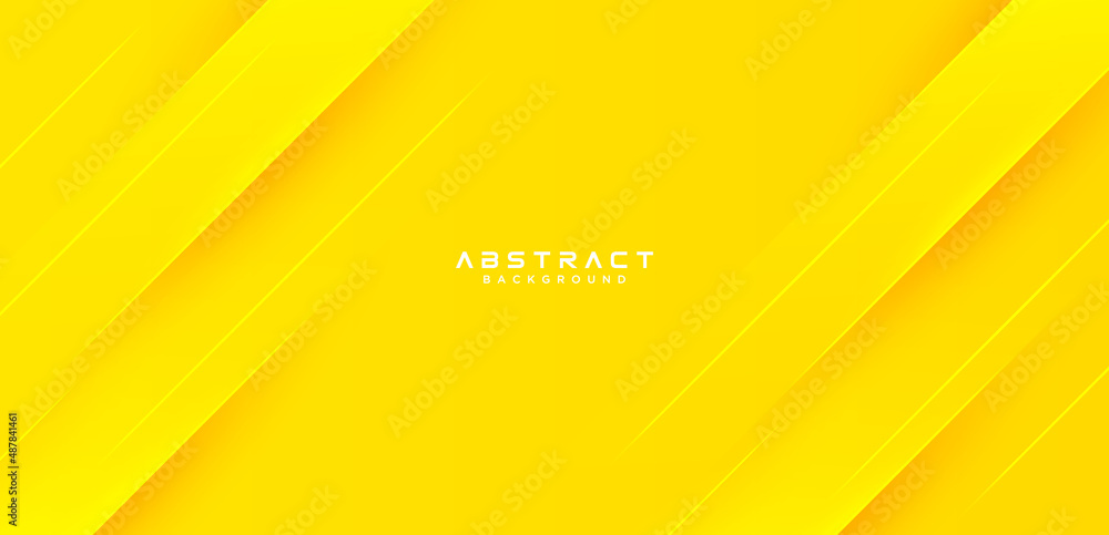Poster abstract modern bright yellow gradient background. trendy simple diagonal dynamic geometric stripes 
