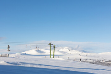 Ramundberget ski resort in Härjedalen, Jämtland Sweden