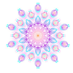 Sacred geometry symbol with all seeing eye in acid colors. Mystic, alchemy, occult concept. Design for indie music cover, t-shirt print, psychedelic poster, flyer. Astrology, esoteric, religion.