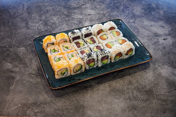 Sushi Set nigiri and sashimi