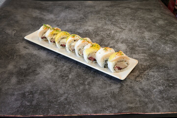 Sushi Set nigiri and sashimi