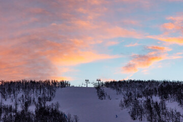 Ramundberget ski resort in Härjedalen, Jämtland Sweden