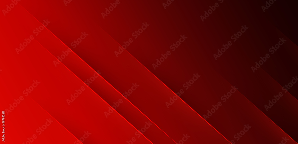 Poster abstract elegant red gradient background with shiny lines. modern simple diagonal lines texture desi