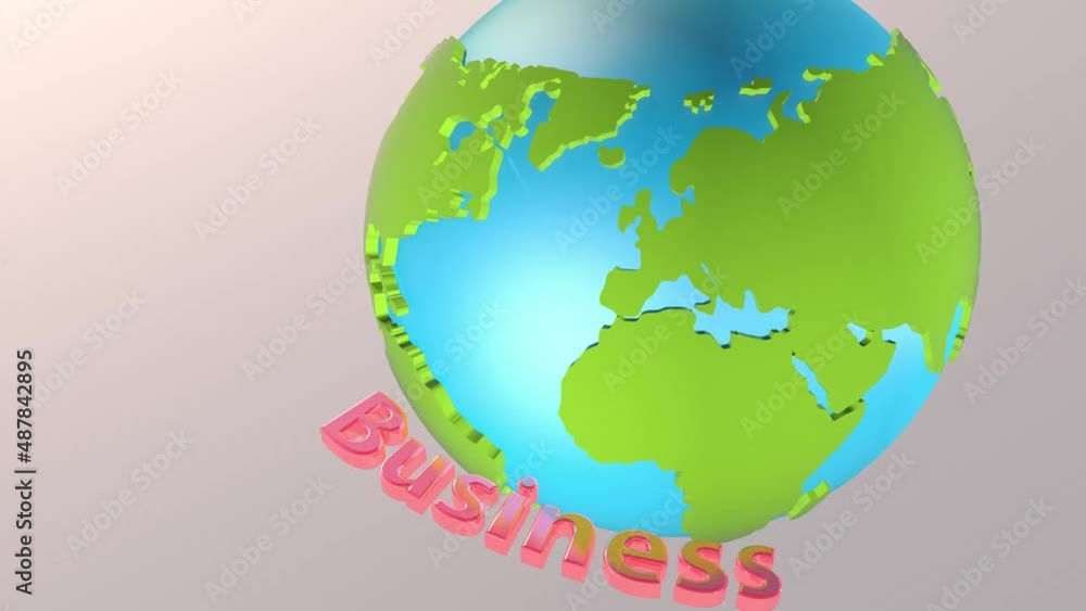 Poster digitalization concept global technology. 3d earth digital connected network background. planet with