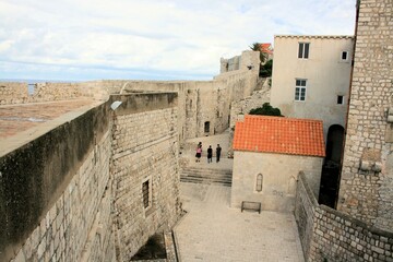 the famous walls of Dubrovnik, Croatia