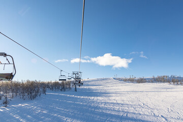 Ramundberget ski resort in H&auml;rjedalen, J&auml;mtland Sweden
