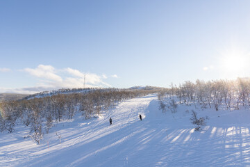 Ramundberget ski resort in Härjedalen, Jämtland Sweden
