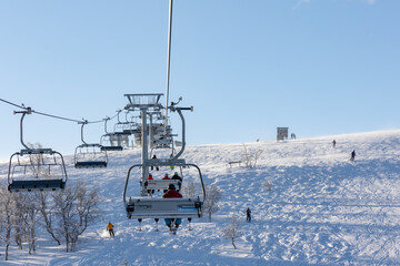 Ramundberget ski resort in H&auml;rjedalen, J&auml;mtland Sweden