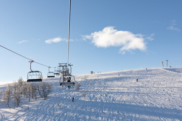 Ramundberget ski resort in Härjedalen, Jämtland Sweden