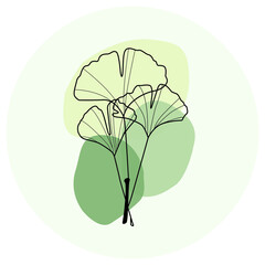 plant icon in circle